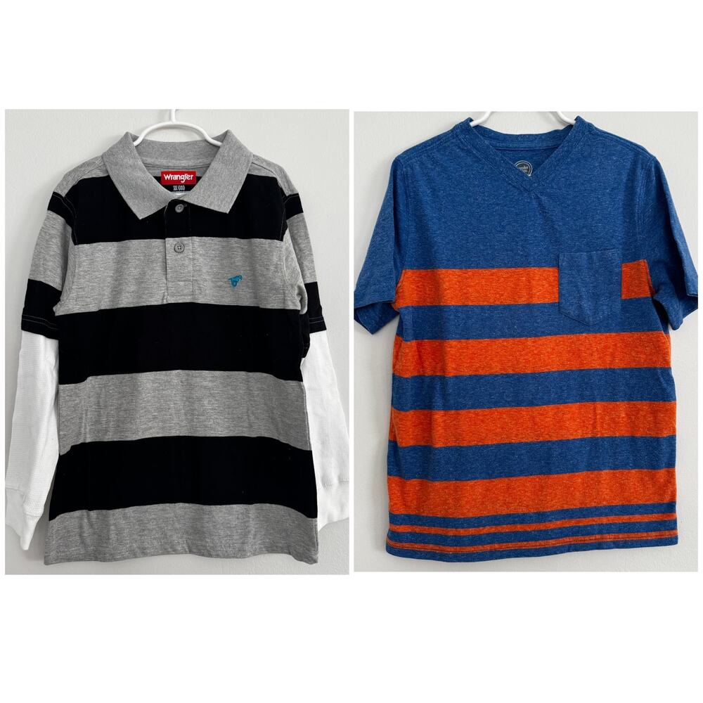 Striped Top Bundle: Includes 2 (Wrangler, Wonder Nation)